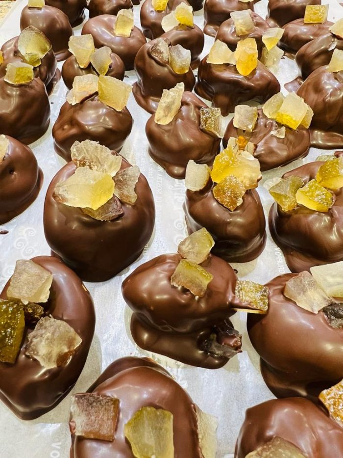 Fichi al cioccolato fondente e cedro candito